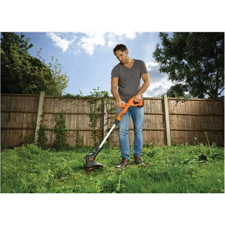BLACK & DECKER , Lawnmower - trimmer ST182320-QW, 18V, 1x2.0 Ah , Cordless