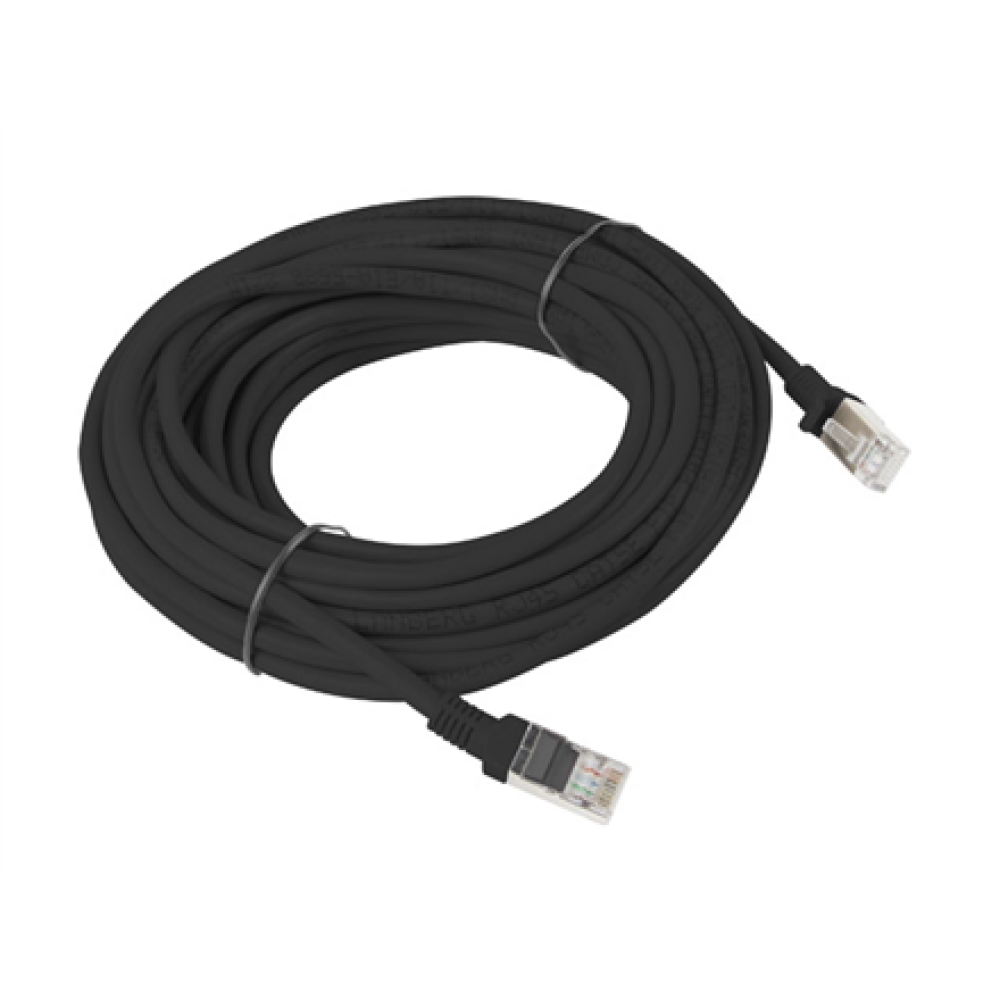 Lanberg Patchcord CAT.5E UTP , PCU5-10CC-1000-BK , 10 m