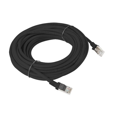 Lanberg , Patchcord CAT.5E UTP , PCU5-10CC-1000-BK , 10 m