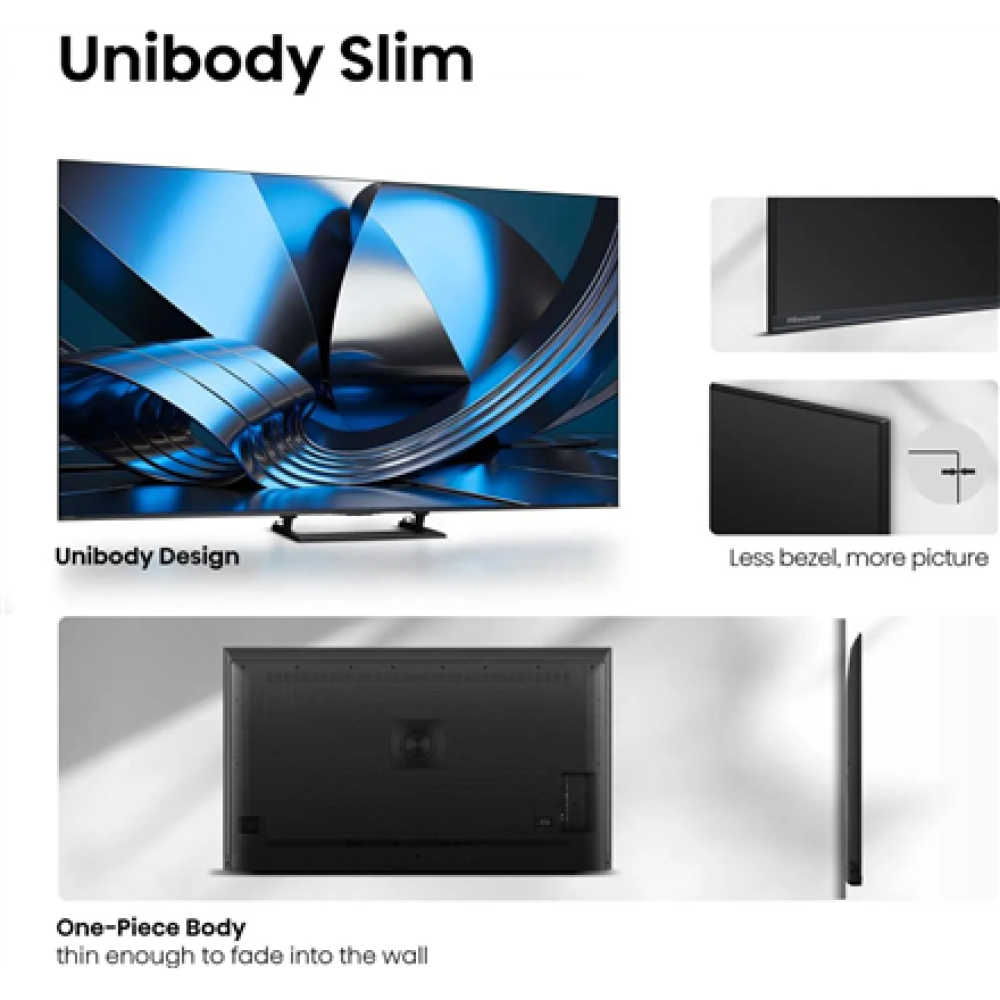 Hisense TV , 55U7SE , 55 , Smart TV , VIDAA Smart OS , UHD , Black
