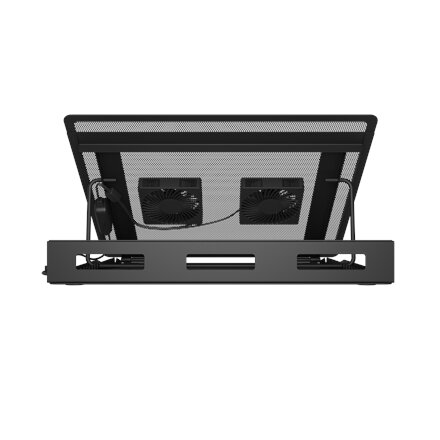 Natec , Laptop Cooler Pad, 2 Fans , Tern 2 Plus , Black