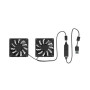 Natec , Laptop Cooler Pad, 2 Fans , Tern 2 Plus , Black