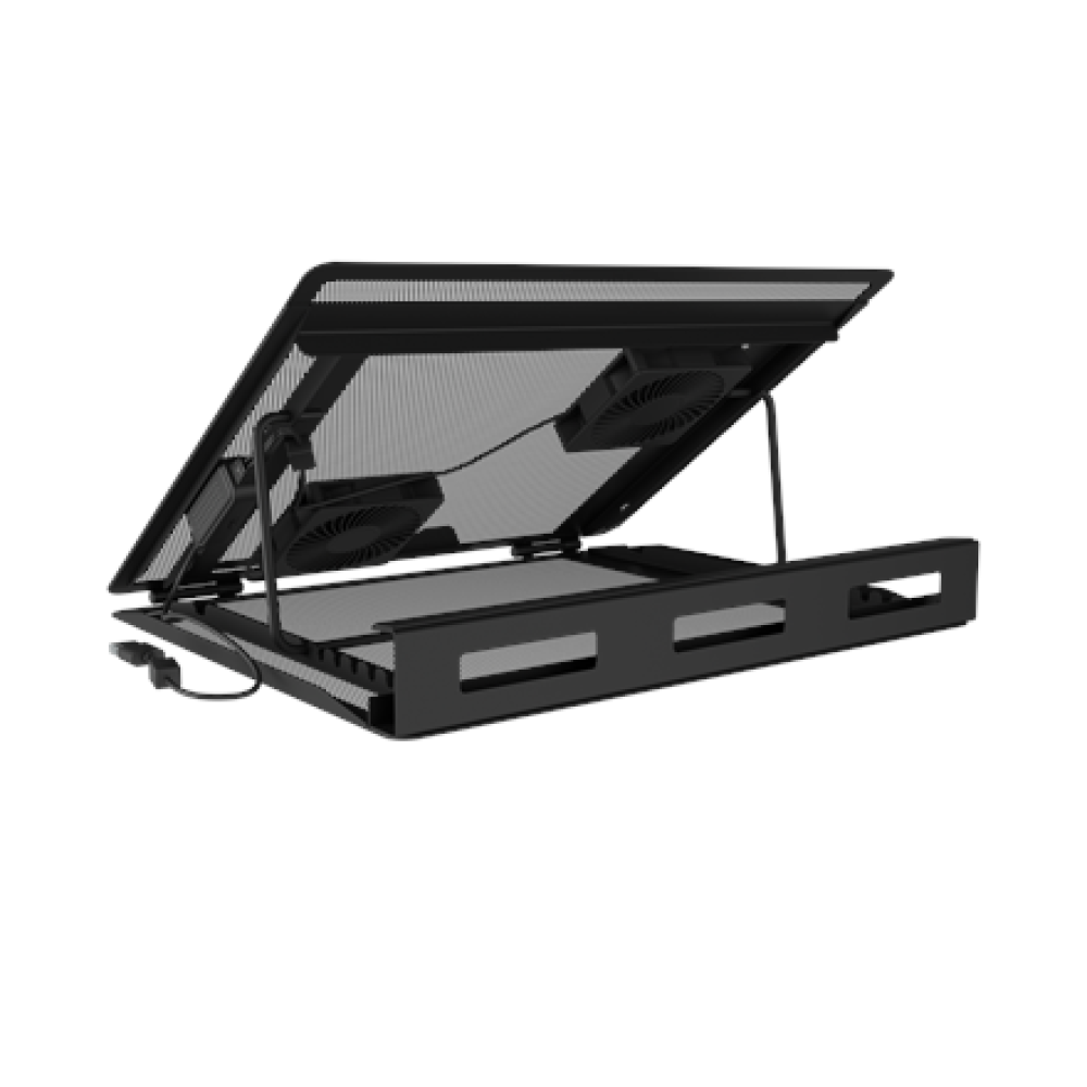 Natec , Laptop Cooler Pad, 2 Fans , Tern 2 Plus , Black