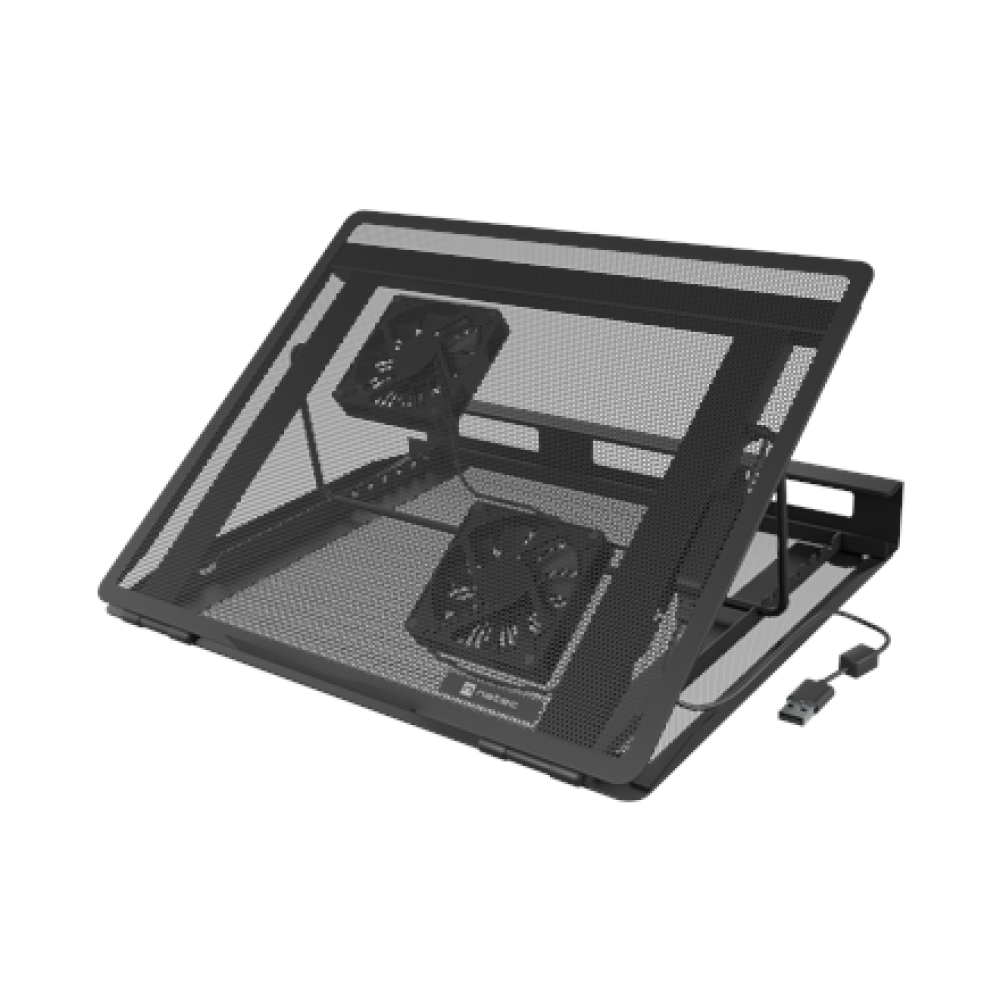 Natec , Laptop Cooler Pad, 2 Fans , Tern 2 Plus , Black