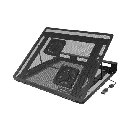 Natec , Laptop Cooler Pad, 2 Fans , Tern 2 Plus , Black