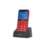 Panasonic , KX-TU155EXBN , Red , 2.4 , TFT-LCD , microSD/microSDHC MB , Bluetooth , USB version micro USB , Built-in camera , Main camera resolution 0.3 MP