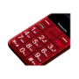 Panasonic , KX-TU155EXBN , Red , 2.4 , TFT-LCD , microSD/microSDHC MB , Bluetooth , USB version micro USB , Built-in camera , Main camera resolution 0.3 MP
