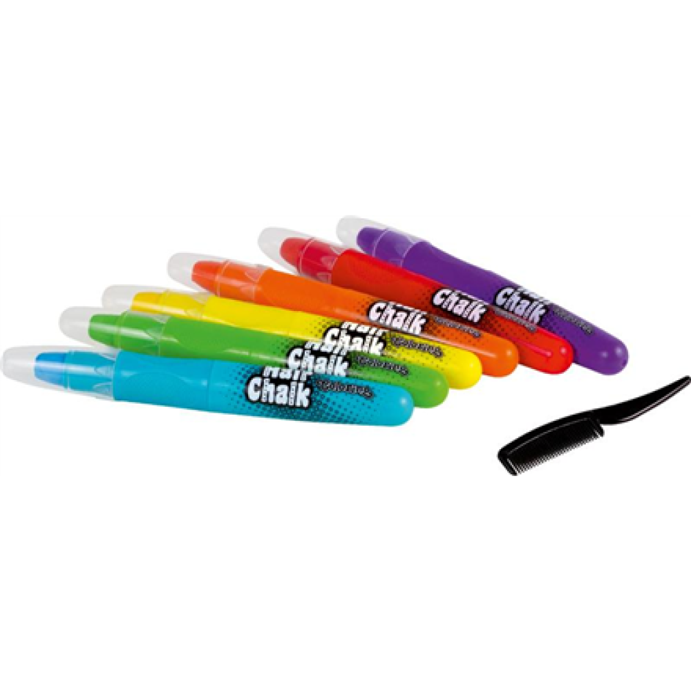 36988PTR COLORINO KIDS , Hair Crayons BOYS 6 Colors, 36988PTR