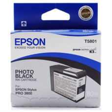 Epson ink cartridge photo black for Stylus PRO 3800, 80ml , Epson