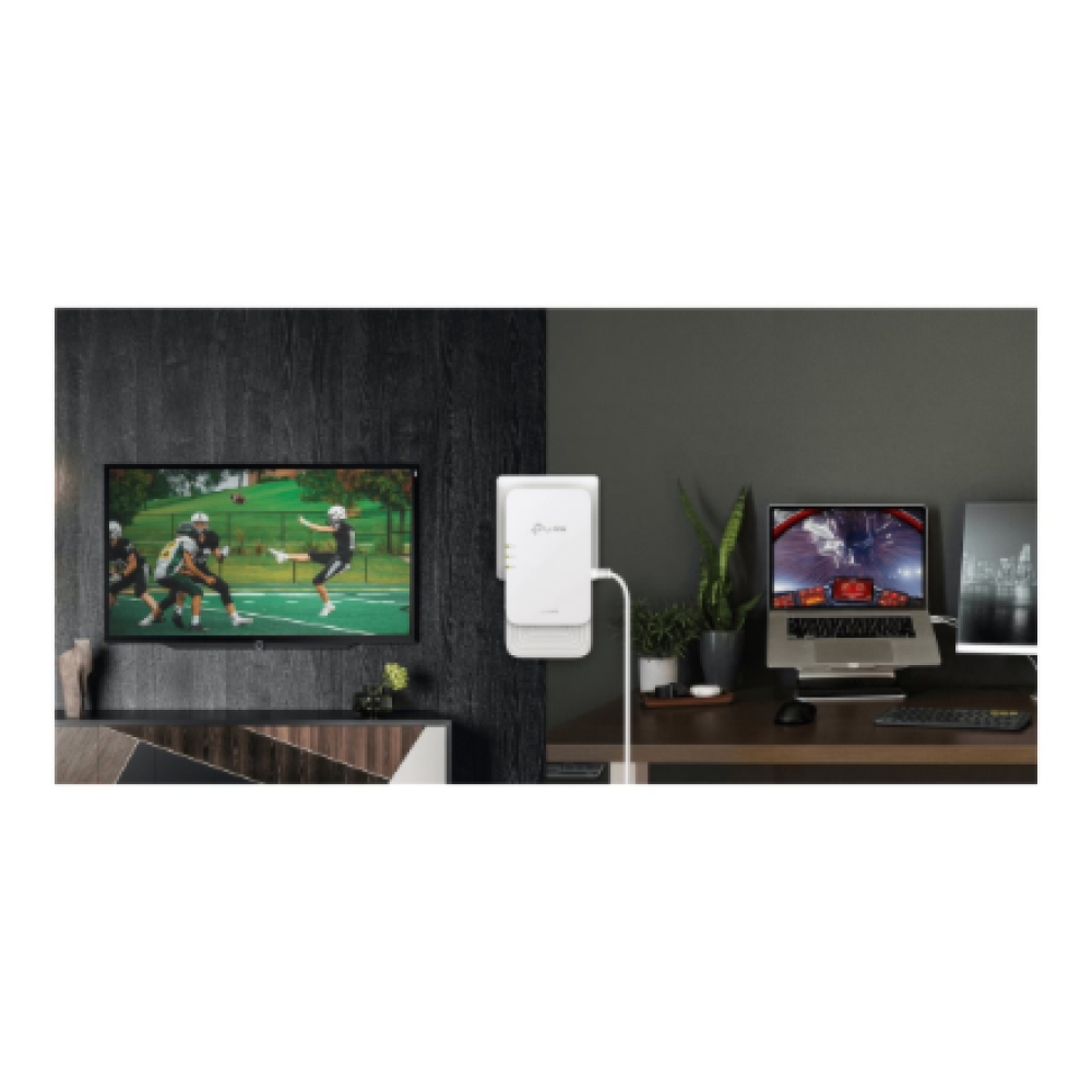 TP-LINK G.hn2400 Powerline AX1800 Wi-Fi 6 Kit , PGW2440 KIT , 1428 Mbit/s , 802.11ax