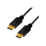 Logilink , Black , DP Male , DP Male , DisplayPort Cable , DP to DP , 1 m