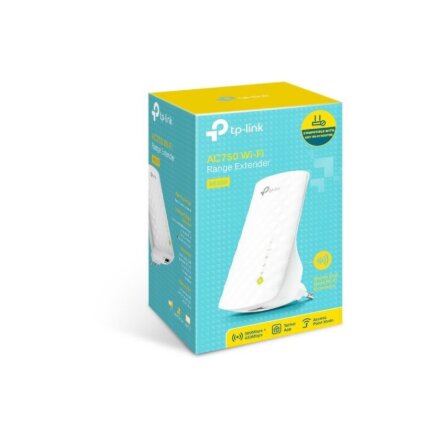 TP-LINK , Extender , RE200 , 802.11ac , 2.4GHz/5GHz , 300+433 Mbit/s , 10/100 Mbit/s , Ethernet LAN (RJ-45) ports 1 , MU-MiMO No , no PoE , Antenna type 3xInternal
