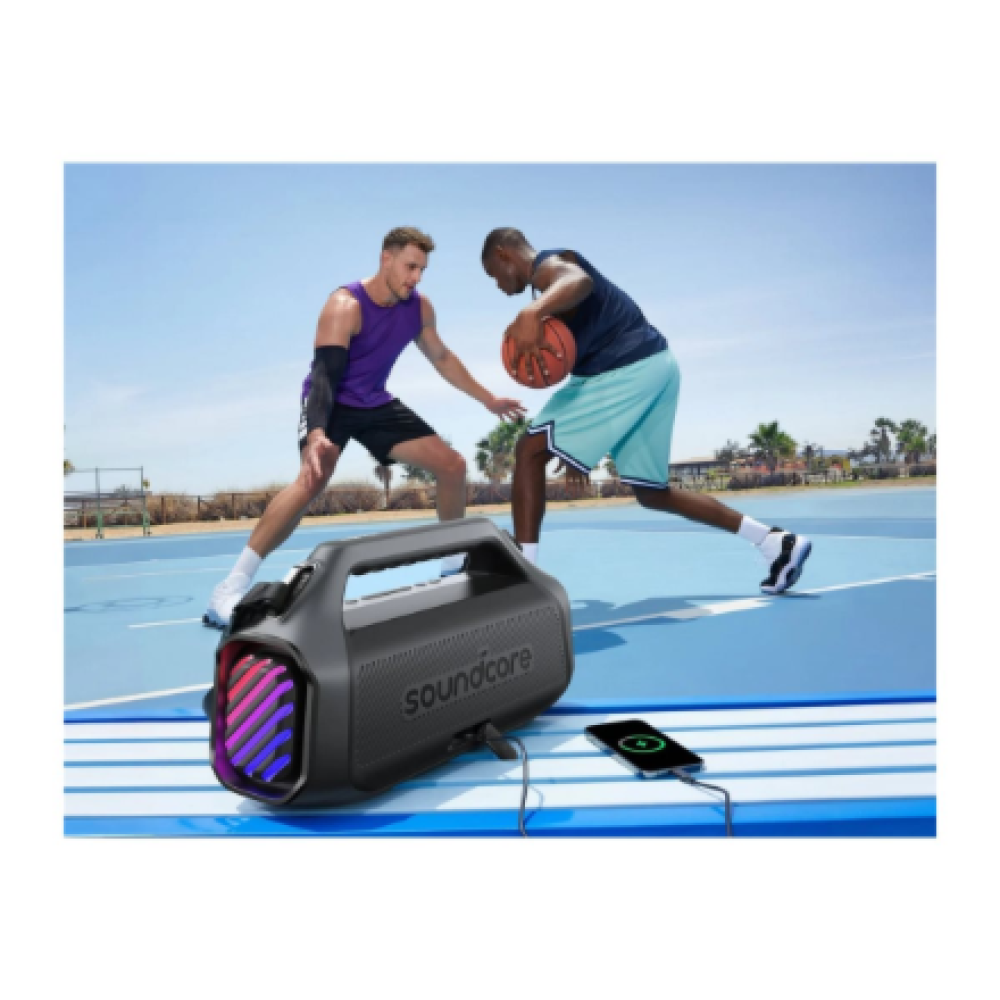 Anker Soundcore Boom 2 Plus A3134 Bluetooth Speaker, Black , Anker Soundcore