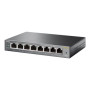 TP-LINK , Smart Switch , TL-SG108PE , Web Managed , Desktop , Gigabit Ethernet (copper) ports quantity 4 , PoE+ ports quantity 4 , Power supply type External