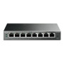 TP-LINK , Smart Switch , TL-SG108PE , Web Managed , Desktop , Gigabit Ethernet (copper) ports quantity 4 , PoE+ ports quantity 4 , Power supply type External