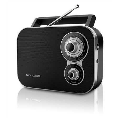 Muse , M-051R , 2-band portable radio , Black