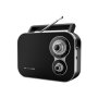 Muse , M-051R , 2-band portable radio , Black
