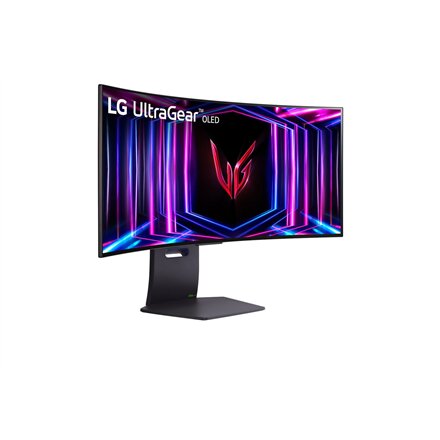 LG , Curved gaming monitor , 34GS95QE-B , 34 , OLED , Ultra-WQHD , 21:9 , 240 Hz , 0.03 ms , 3440 x 1440 pixels , 275 cd/m² , HDMI ports quantity 1 , Black , Warranty 24 month(s)