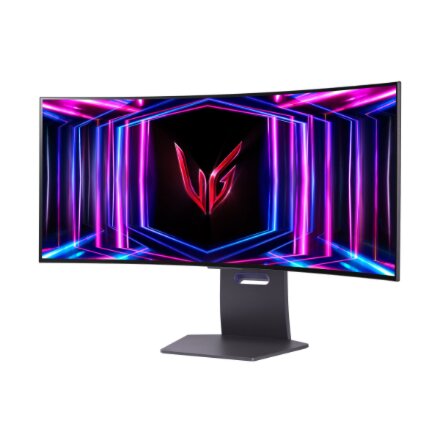 LG , Curved gaming monitor , 34GS95QE-B , 34 , OLED , Ultra-WQHD , 21:9 , 240 Hz , 0.03 ms , 3440 x 1440 pixels , 275 cd/m² , HDMI ports quantity 1 , Black , Warranty 24 month(s)