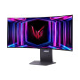 LG , Curved gaming monitor , 34GS95QE-B , 34 , OLED , Ultra-WQHD , 21:9 , 240 Hz , 0.03 ms , 3440 x 1440 pixels , 275 cd/m² , HDMI ports quantity 1 , Black , Warranty 24 month(s)
