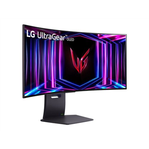 LG , Curved gaming monitor , 34GS95QE-B , 34 , OLED , Ultra-WQHD , 21:9 , 240 Hz , 0.03 ms , 3440 x 1440 pixels , 275 cd/m² , HDMI ports quantity 1 , Black , Warranty 24 month(s)