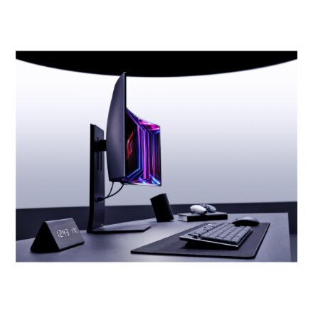 LG , Curved gaming monitor , 34GS95QE-B , 34 , OLED , Ultra-WQHD , 21:9 , 240 Hz , 0.03 ms , 3440 x 1440 pixels , 275 cd/m² , HDMI ports quantity 1 , Black , Warranty 24 month(s)