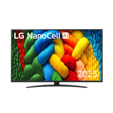 LG 50NANO81A3A , 50 , Smart TV , webOS 25 , UHD , Black