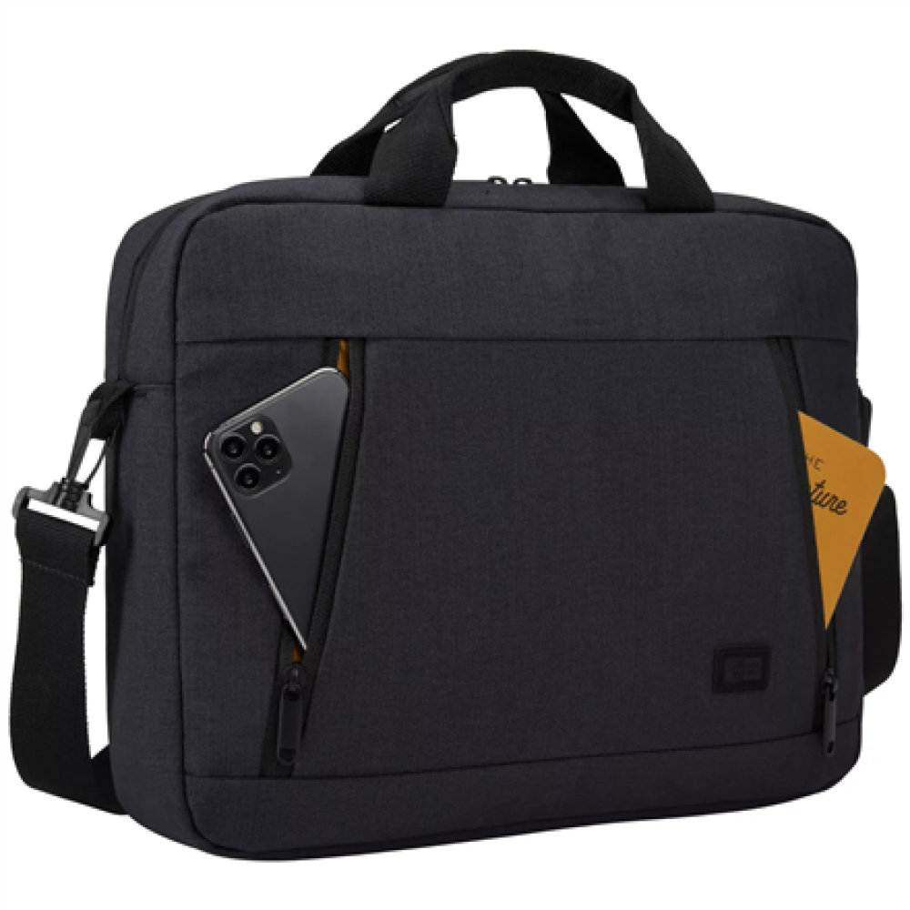 Case Logic Huxton , Fits up to size 14 , Laptop attaché , Black , Shoulder strap