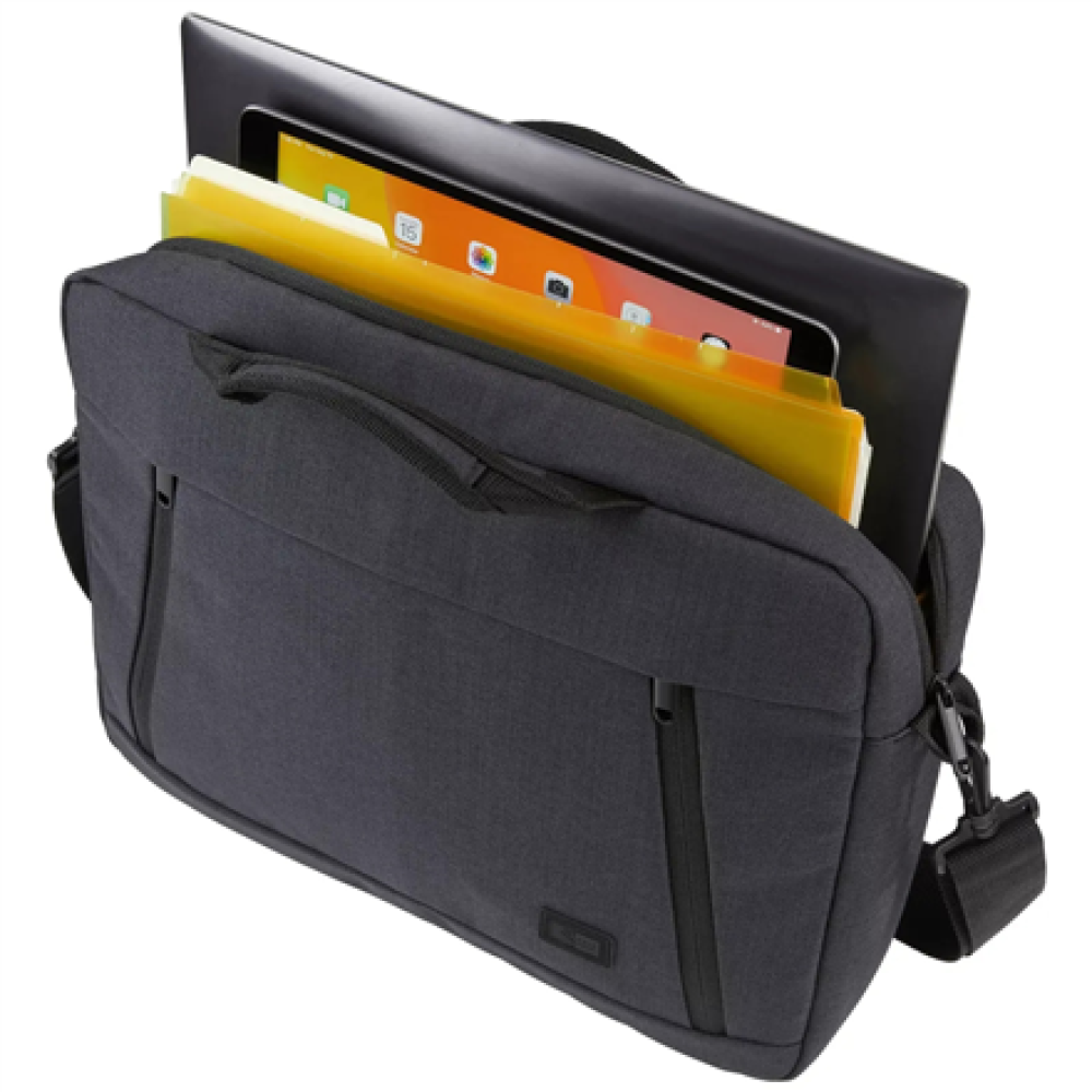 Case Logic Huxton , Fits up to size 14 , Laptop attaché , Black , Shoulder strap