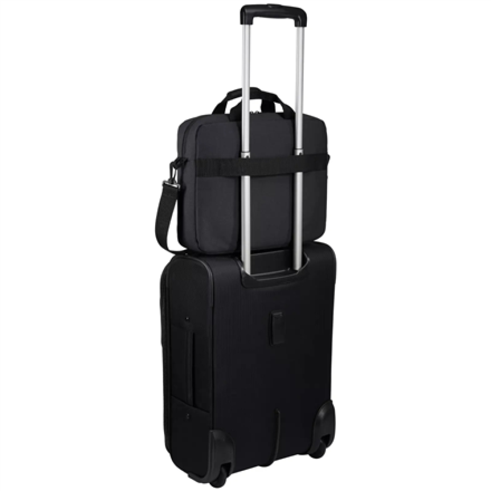 Case Logic Huxton , Fits up to size 14 , Laptop attaché , Black , Shoulder strap