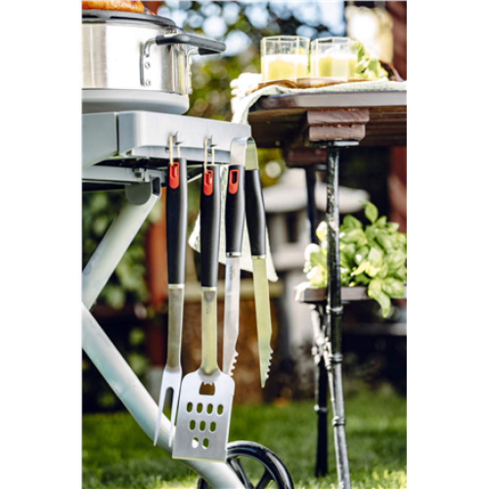 Adler , Grill Utensil Set with Carrying Case , AD 6727 , Grill Cutlery Set , 4 pc(s) , Stainless Steel/Black