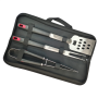 Adler , Grill Utensil Set with Carrying Case , AD 6727 , Grill Cutlery Set , 4 pc(s) , Stainless Steel/Black