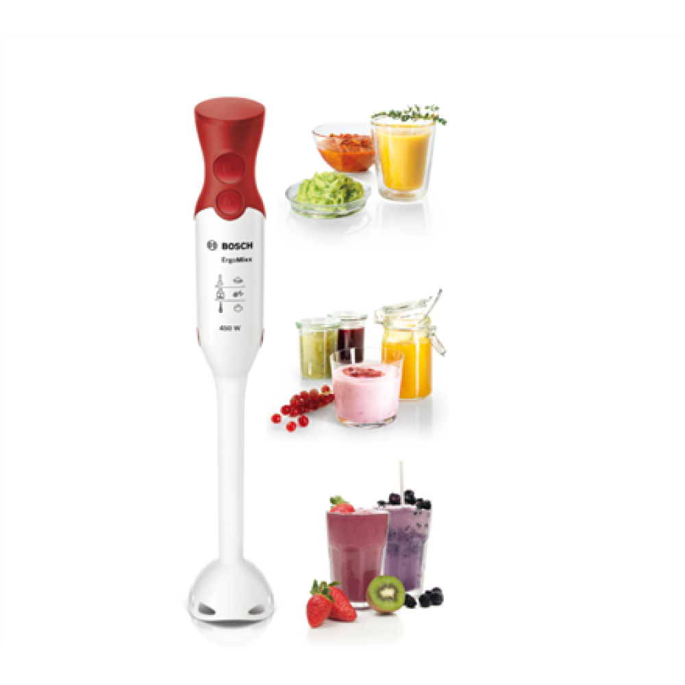Bosch , Hand Blender , MSM64010 ErgoMixx , Hand Blender , 450 W , Number of speeds 2 , Turbo mode , White