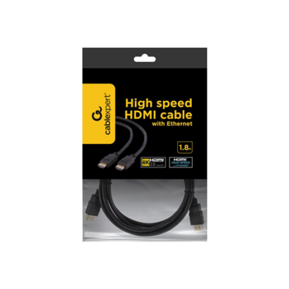 Cablexpert , CC-HDMI4-6 , Black , HDMI to HDMI , 1.8 m