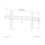 Neomounts Wall mount , WL30S-850BL18 TV mount wall , Adjustable Height , 43-86 , Maximum weight (capacity) 60 kg , Black