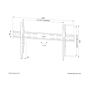 Neomounts Wall mount , WL30S-850BL18 TV mount wall , Adjustable Height , 43-86 , Maximum weight (capacity) 60 kg , Black