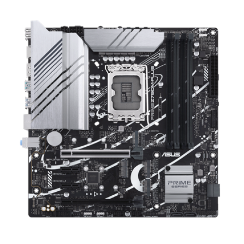 Asus , PRIME Z790M-PLUS , Processor family Intel , Processor socket LGA1700 , DDR5 DIMM , Memory slots 4 , Supported hard disk drive interfaces SATA, M.2 , Number of SATA connectors 4 , Chipset Intel Z790 , mATX