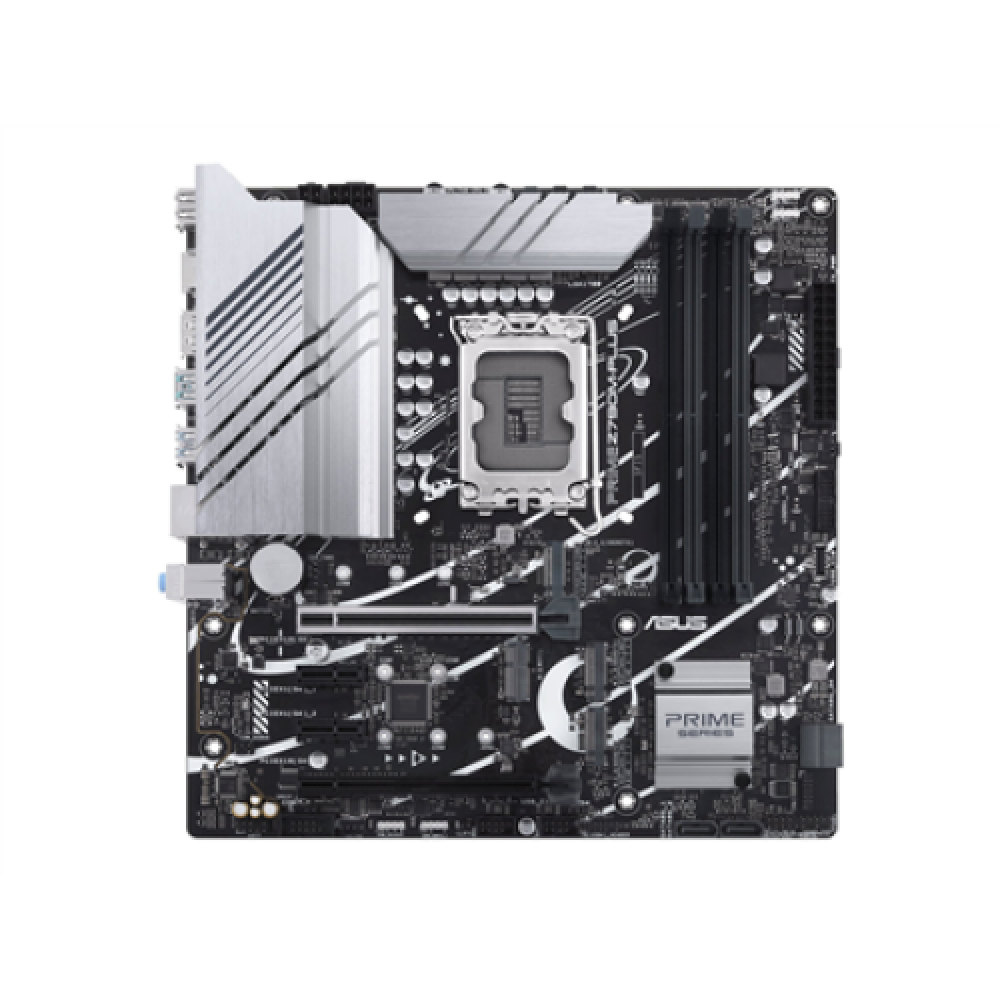 Asus , PRIME Z790M-PLUS , Processor family Intel , Processor socket LGA1700 , DDR5 DIMM , Memory slots 4 , Supported hard disk drive interfaces SATA, M.2 , Number of SATA connectors 4 , Chipset Intel Z790 , mATX