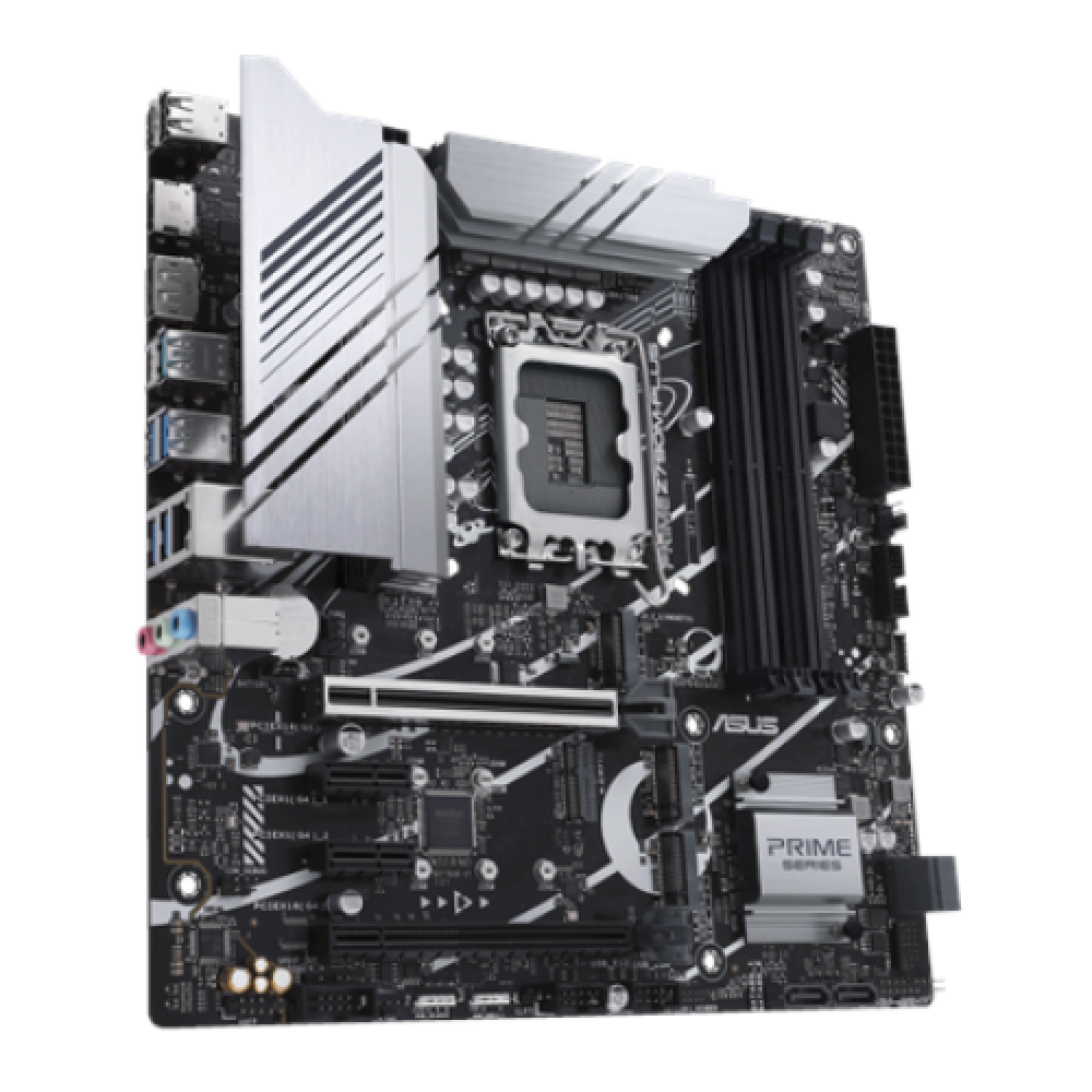 Asus , PRIME Z790M-PLUS , Processor family Intel , Processor socket LGA1700 , DDR5 DIMM , Memory slots 4 , Supported hard disk drive interfaces SATA, M.2 , Number of SATA connectors 4 , Chipset Intel Z790 , mATX