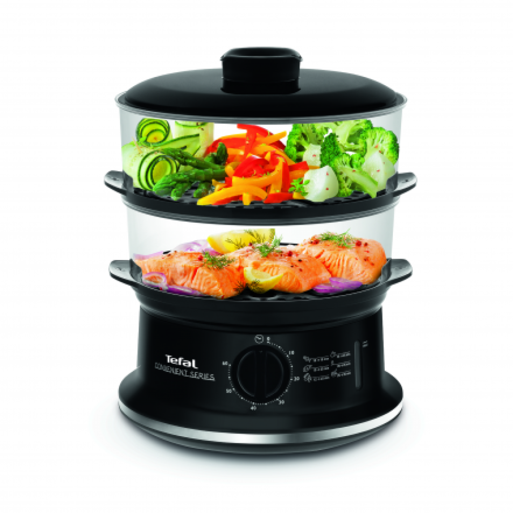 TEFAL , VC140135 Food Steamer , Black , 900 W , Number of baskets 2
