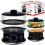 TEFAL , VC140135 Food Steamer , Black , 900 W , Number of baskets 2