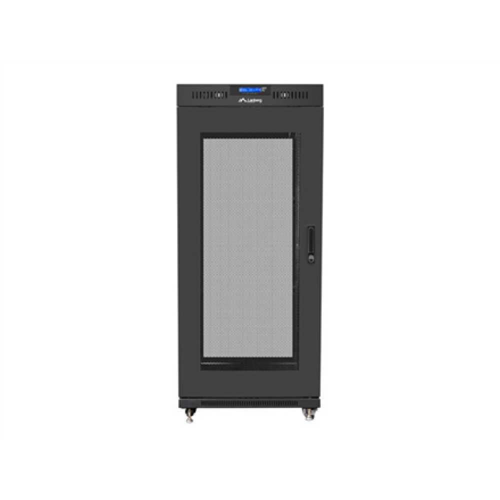 Lanberg , Rack cabinet 19 free-standing 27U/600x600 (flat pack) with mesh door, LCD , FF01-6627-23BL , Black