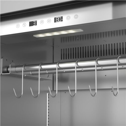 Caso , Dry aging cabinet with compressor technology , DryAged Master 380 Pro , Energy efficiency class Not apply , Food-ageing cabinet with compressor technology , Free standing , Bottles capacity Not apply , Cooling type Compressor technology , Stainless