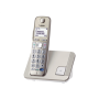 Panasonic , Cordless , KX-TGE210FXN , Built-in display , Caller ID , Champagne , Conference call , Phonebook capacity 150 entries , Speakerphone