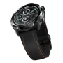 TicWatch Pro 3 GPS Smart watch, NFC, GPS (satellite), Retina AMOLED, Heart rate monitor, Waterproof, Bluetooth, 1 GB, 8 GB, Android, iOS, Wi-Fi, Snapdragon Wear 4100, 22 mm, Black