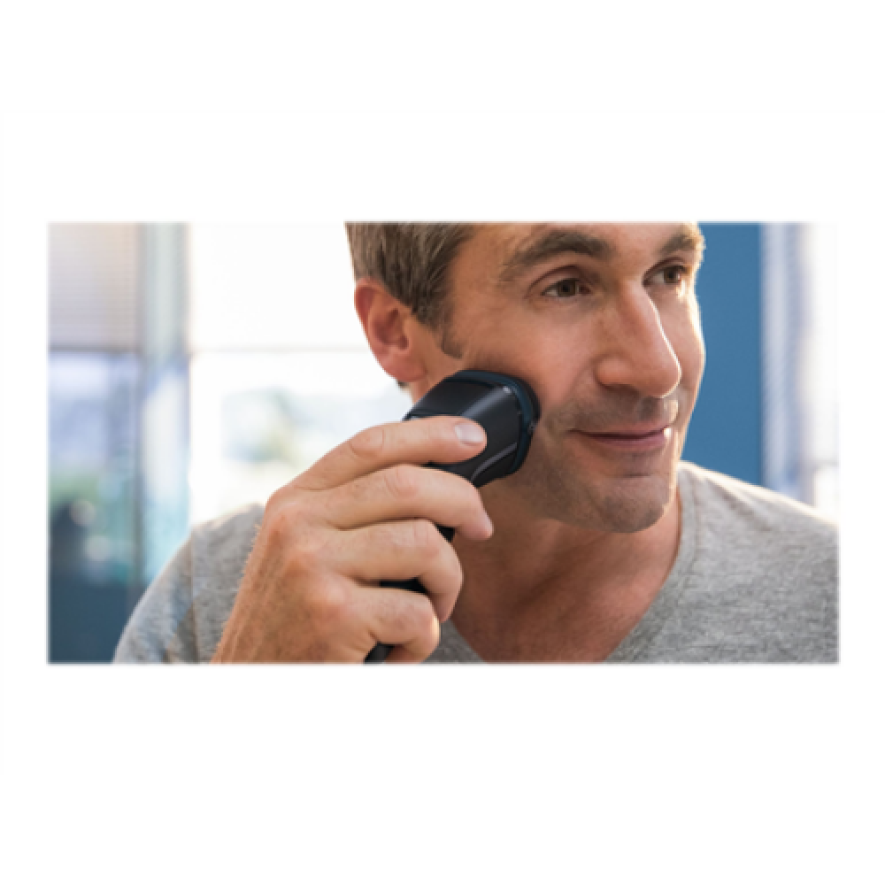 Philips , Shaver Series 3000 , S3134/51 , Operating time (max) 60 min , Wet & Dry , Black/Blue