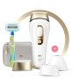 Braun Epilator PL5257 Silk-expert Pro 5 IPL Bulb lifetime (flashes) 400.000 Number of power levels 10 White/Gold