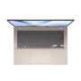 Asus Vivobook 14 X1407QA-LY045W , Platinum Gold , 14 , IPS , WUXGA , 1920 x 1200 pixels , Anti-glare , Snapdragon X , X1 26 100 , 16 GB , LPDDR5X , Solid-state drive capacity 512 GB , Qualcomm Adreno GPU , Windows 11 Home , 802.11ax , Bluetooth version 5.