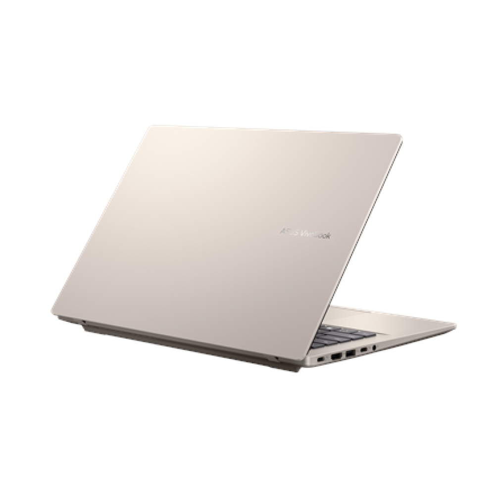 Asus Vivobook 14 X1407QA-LY045W , Platinum Gold , 14 , IPS , WUXGA , 1920 x 1200 pixels , Anti-glare , Snapdragon X , X1 26 100 , 16 GB , LPDDR5X , Solid-state drive capacity 512 GB , Qualcomm Adreno GPU , Windows 11 Home , 802.11ax , Bluetooth version 5.