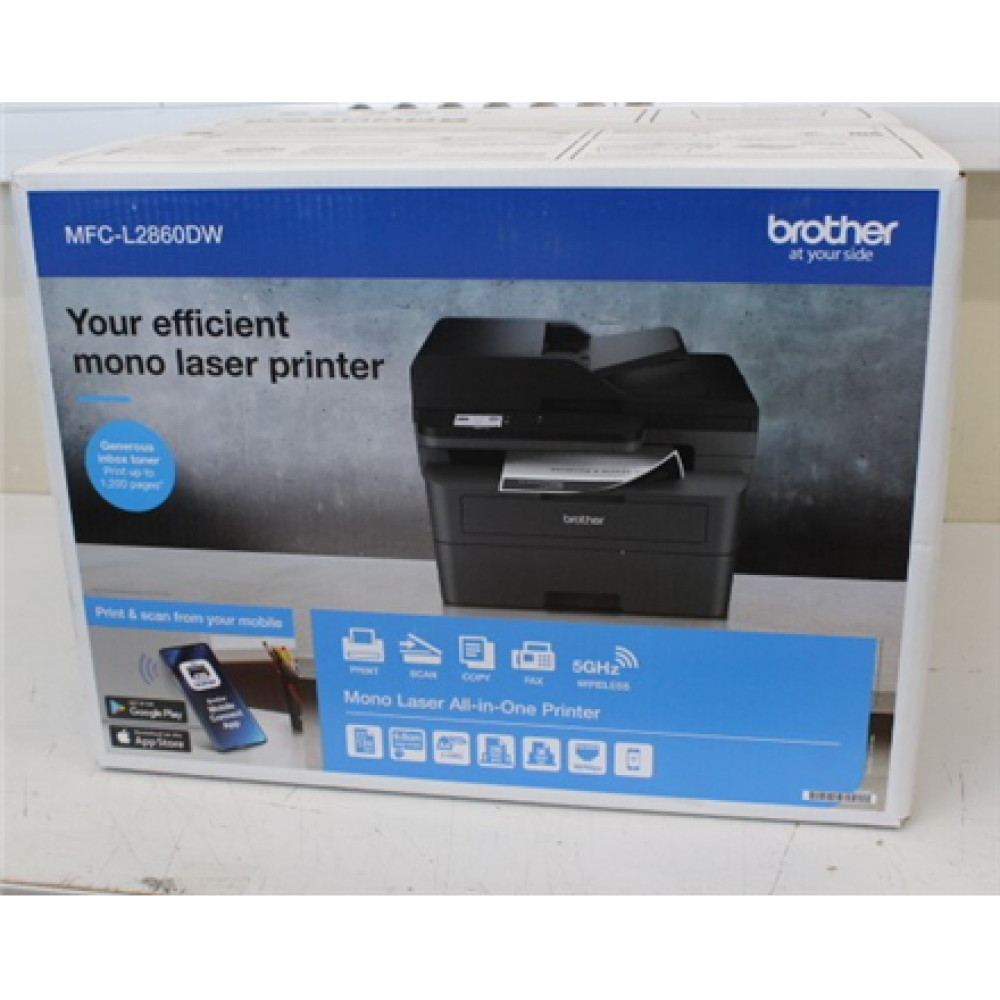 SALE OUT. Brother MFC-L2860DW Multifunction Laser Printer with Fax , Brother DAMAGED PACKAGING